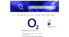 Desktop Screenshot of o2-shop-online.de